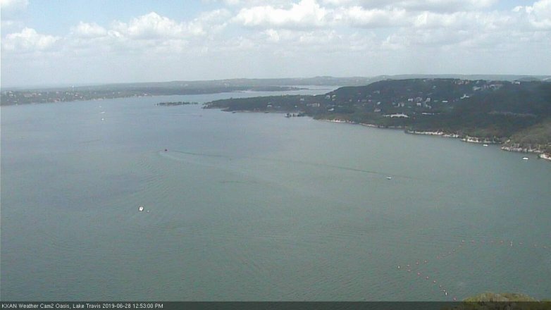 Lake Travis webcam, June 28, 2019 11:55 AM CT
