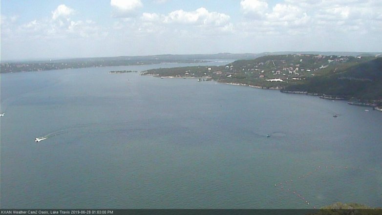 Lake Travis webcam, June 28, 2019 12:05 PM CT