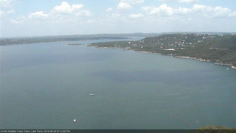 Lake Travis webcam, June 28, 2019 12:15 PM CT