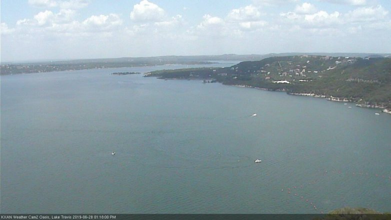 Lake Travis webcam, June 28, 2019 12:20 PM CT
