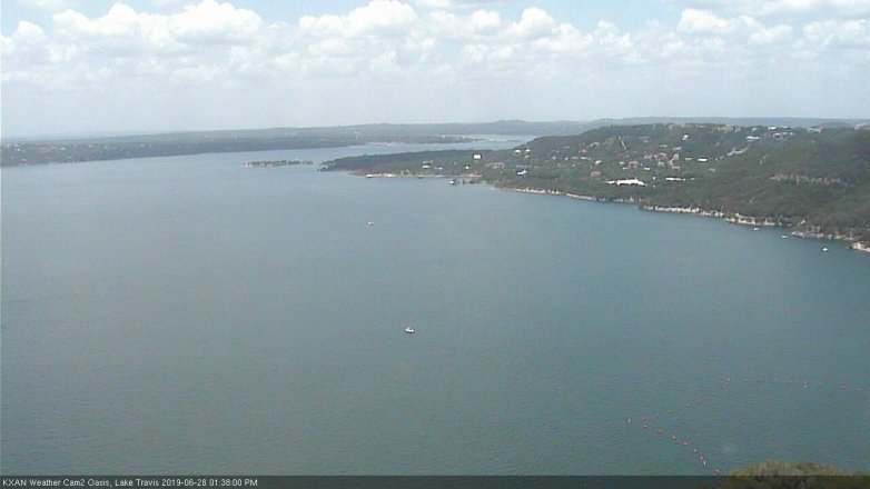Lake Travis webcam, June 28, 2019 12:40 PM CT