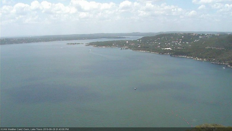 Lake Travis webcam, June 28, 2019 12:45 PM CT