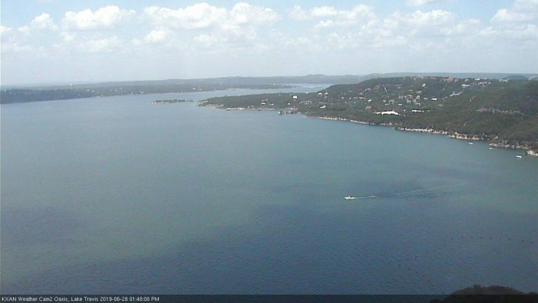 Lake Travis webcam, June 28, 2019 12:50 PM CT