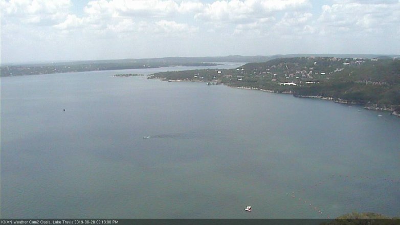 Lake Travis webcam, June 28, 2019 1:15 PM CT