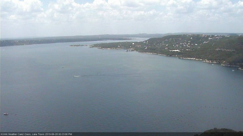 Lake Travis webcam, June 28, 2019 1:25 PM CT