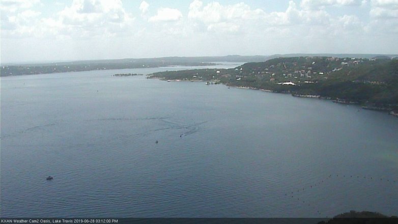 Lake Travis webcam, June 28, 2019 2:15 PM CT