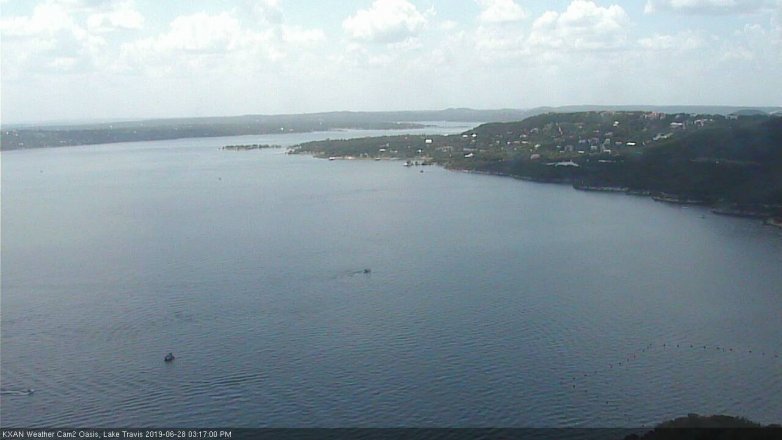 Lake Travis webcam, June 28, 2019 2:20 PM CT