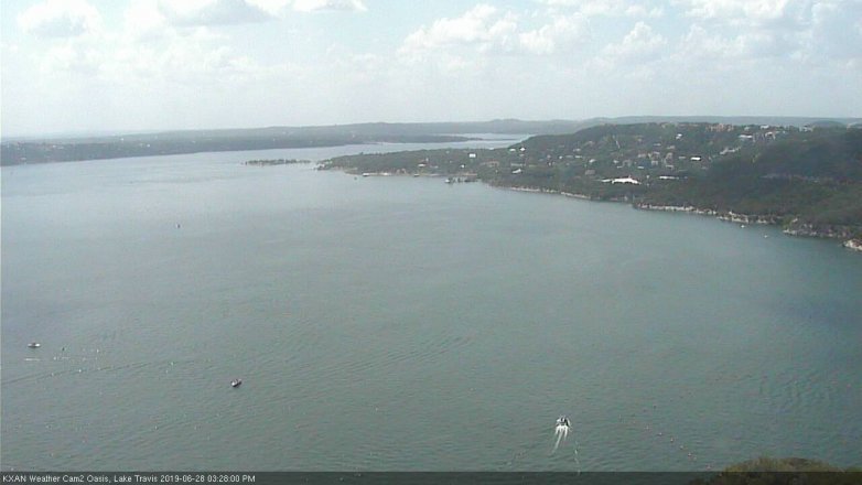 Lake Travis webcam, June 28, 2019 2:30 PM CT