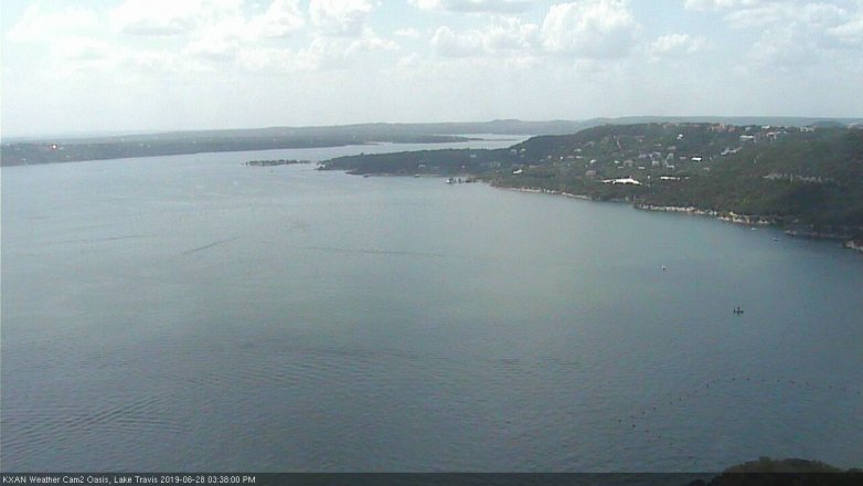 Lake Travis webcam, June 28, 2019 2:40 PM CT