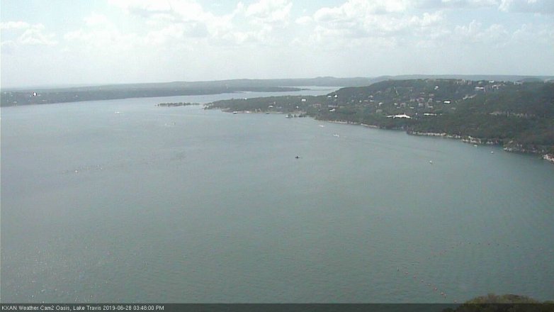 Lake Travis webcam, June 28, 2019 2:50 PM CT