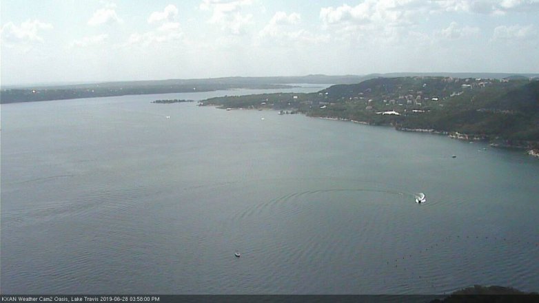 Lake Travis webcam, June 28, 2019 3:00 PM CT