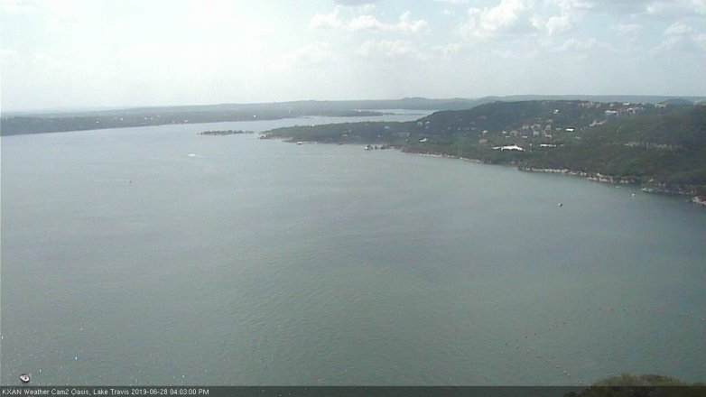 Lake Travis webcam, June 28, 2019 3:05 PM CT