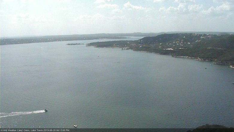 Lake Travis webcam, June 28, 2019 3:15 PM CT