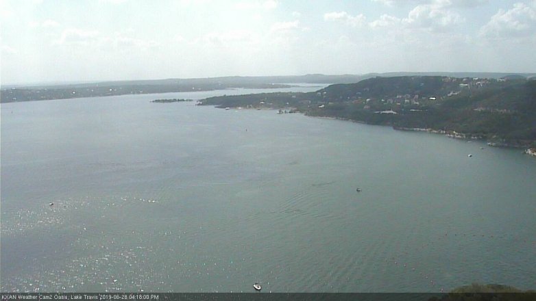 Lake Travis webcam, June 28, 2019 3:20 PM CT
