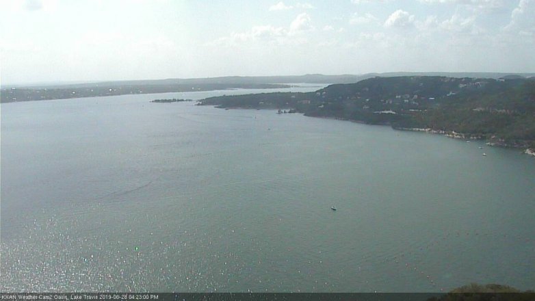 Lake Travis webcam, June 28, 2019 3:25 PM CT