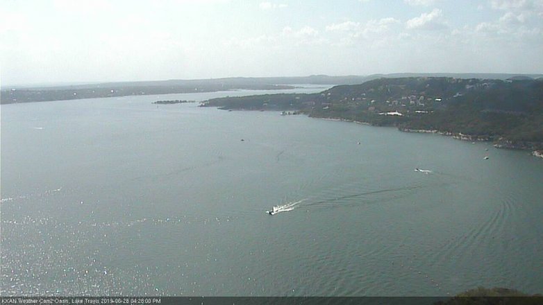 Lake Travis webcam, June 28, 2019 3:30 PM CT