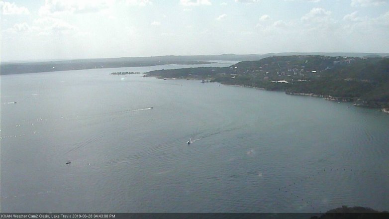 Lake Travis webcam, June 28, 2019 3:45 PM CT