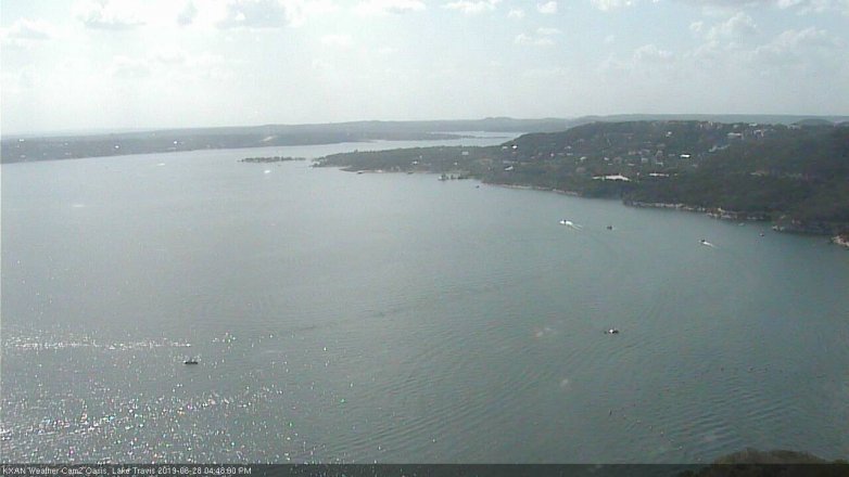 Lake Travis webcam, June 28, 2019 3:50 PM CT