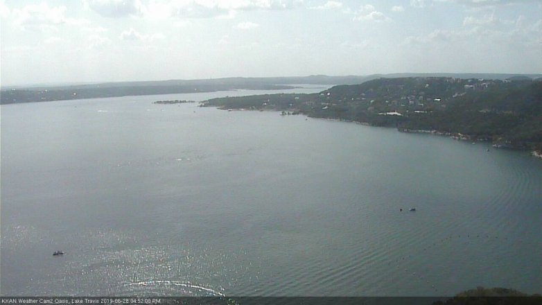Lake Travis webcam, June 28, 2019 3:55 PM CT