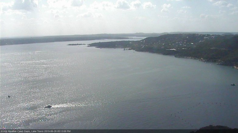 Lake Travis webcam, June 28, 2019 4:15 PM CT