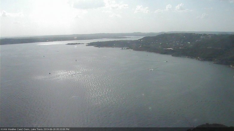 Lake Travis webcam, June 28, 2019 4:35 PM CT