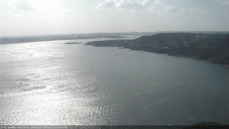 Lake Travis webcam, June 28, 2019 4:50 PM CT