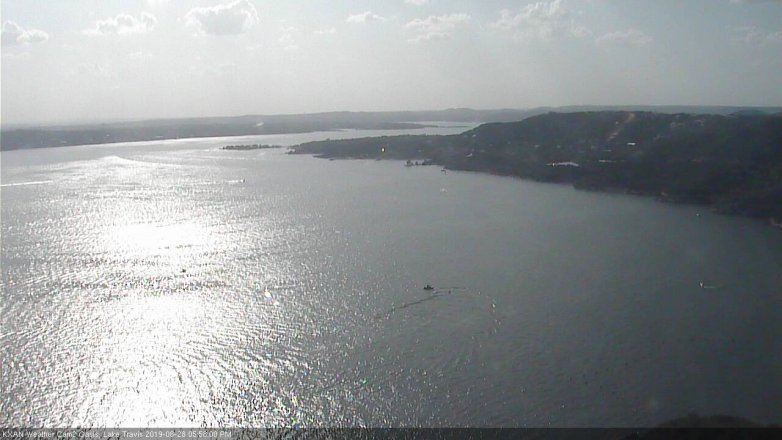 Lake Travis webcam, June 28, 2019 5:00 PM CT