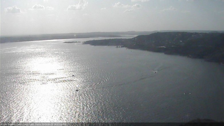 Lake Travis webcam, June 28, 2019 5:05 PM CT