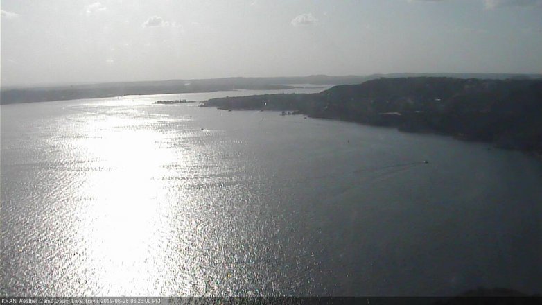 Lake Travis webcam, June 28, 2019 5:25 PM CT