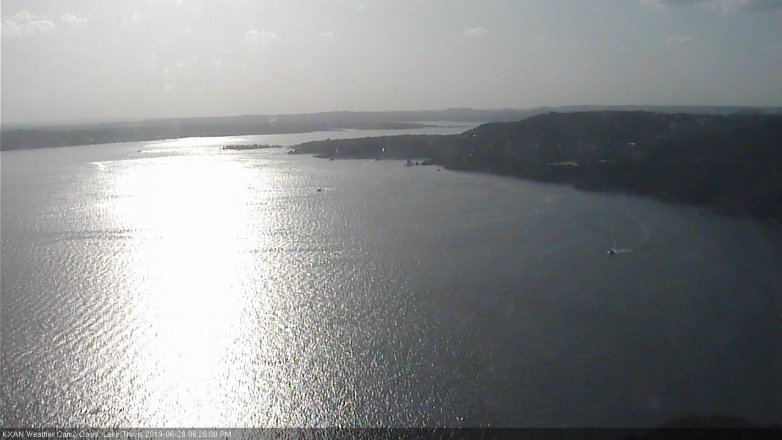 Lake Travis webcam, June 28, 2019 5:30 PM CT