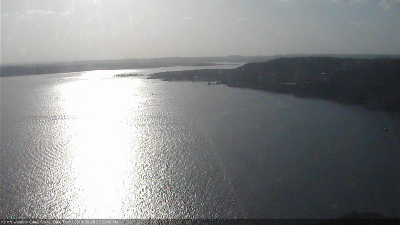 Lake Travis webcam, June 28, 2019 5:35 PM CT