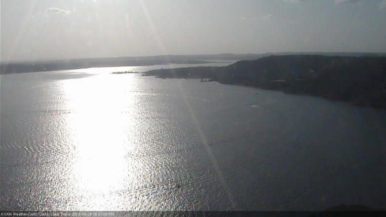 Lake Travis webcam, June 28, 2019 5:40 PM CT
