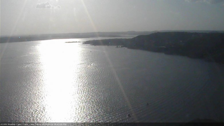 Lake Travis webcam, June 28, 2019 5:45 PM CT