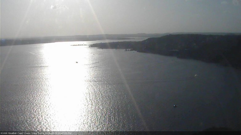 Lake Travis webcam, June 28, 2019 5:50 PM CT