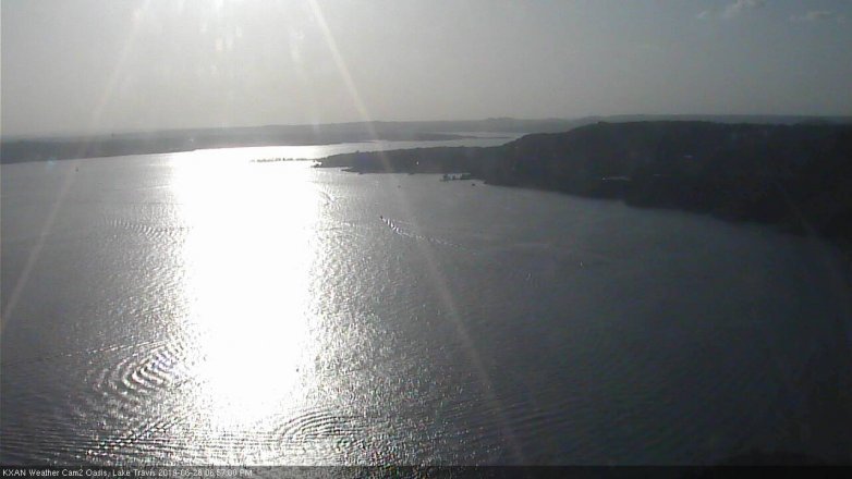 Lake Travis webcam, June 28, 2019 6:00 PM CT