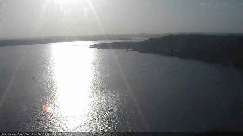 Lake Travis webcam, June 28, 2019 6:05 PM CT