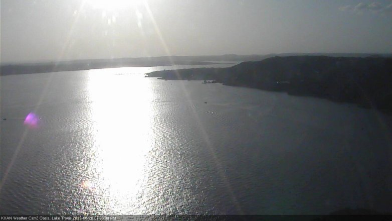 Lake Travis webcam, June 28, 2019 6:10 PM CT