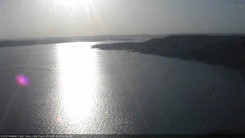 Lake Travis webcam, June 28, 2019 6:15 PM CT