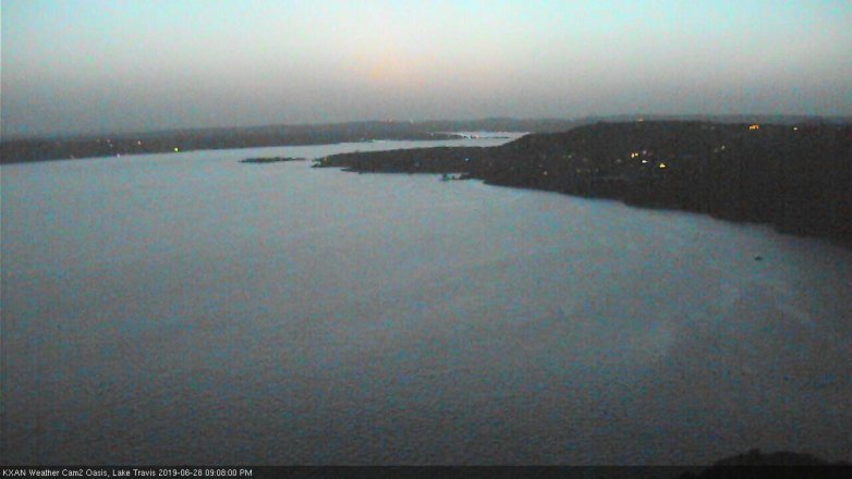 Lake Travis webcam, June 28, 2019 8:10 PM CT
