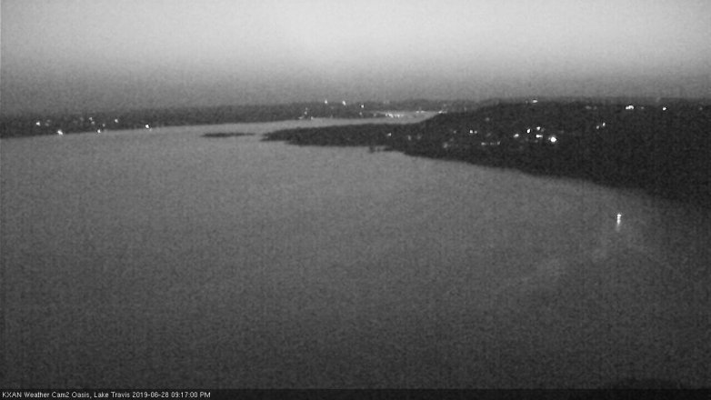 Lake Travis webcam, June 28, 2019 8:20 PM CT