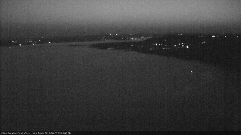 Lake Travis webcam, June 28, 2019 8:25 PM CT