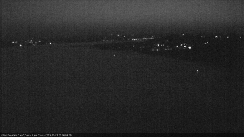 Lake Travis webcam, June 28, 2019 8:30 PM CT