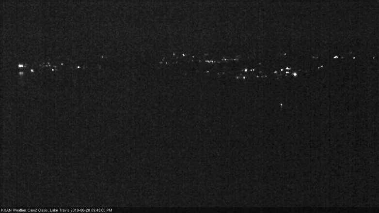 Lake Travis webcam, June 28, 2019 8:45 PM CT