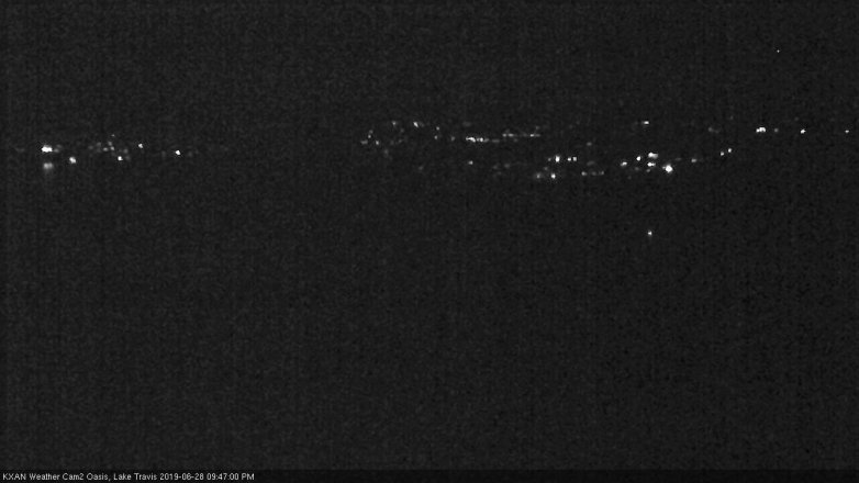 Lake Travis webcam, June 28, 2019 8:50 PM CT