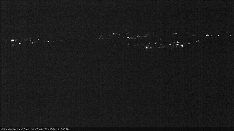 Lake Travis webcam, June 28, 2019 9:15 PM CT