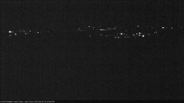 Lake Travis webcam, June 28, 2019 9:25 PM CT