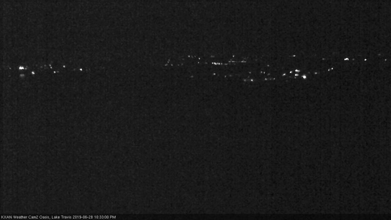 Lake Travis webcam, June 28, 2019 9:35 PM CT