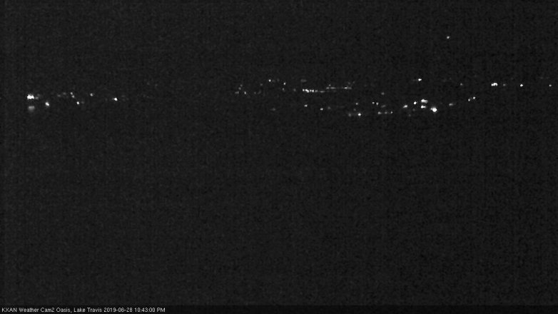 Lake Travis webcam, June 28, 2019 9:45 PM CT