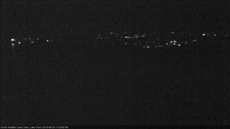 Lake Travis webcam, June 28, 2019 10:05 PM CT