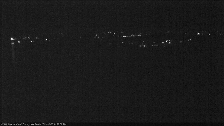 Lake Travis webcam, June 28, 2019 10:30 PM CT